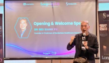 Dr. Wei Siang Yu kenalkan konsep Longevity di Indonesia lewat Longevity Food seperti nasi Padang sehat dan jamu herbal kaya peptida.